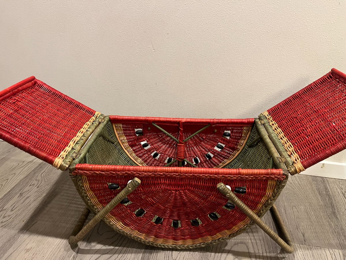 watermelon basket open