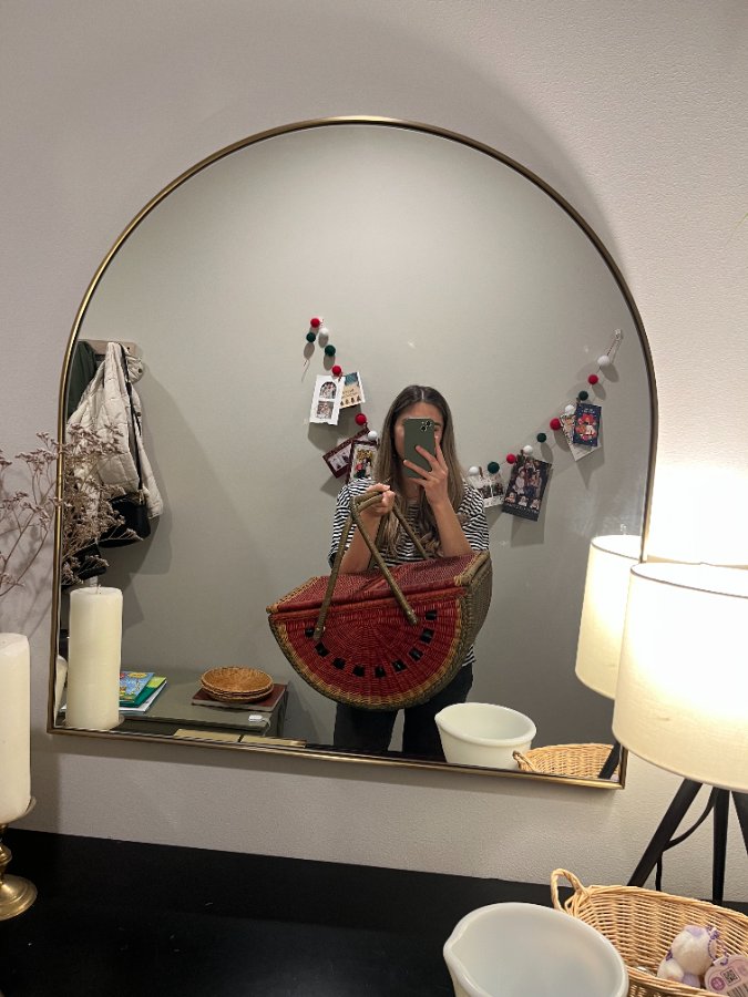 me with watermelon basket